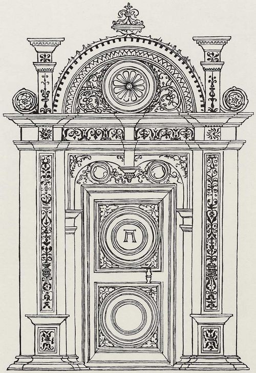 Altdorfer, Albrecht: Entwurf eines Portals