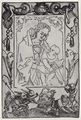 Beham, Hans Sebald: Madonna in einem dekorativen Rahmen