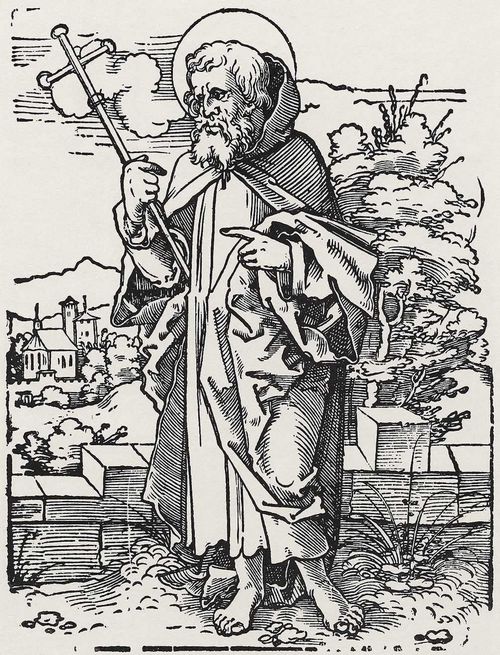 Beham, Hans Sebald: »Die Zwlf Apostel und Christus als Salvator mundi«, Hl. Philippus