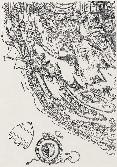 Beham, Hans Sebald: Belagerung der Stadt Wien, Detail