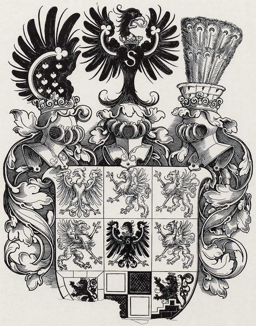 Beham, Hans Sebald: Wappen des Herzogs Albrecht von Preuen