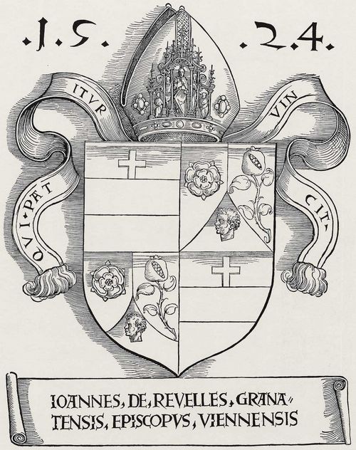 Beham, Hans Sebald: Wappen des Wiener Bischofs Johann von Rovelles