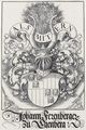 Beham, Hans Sebald: Wappen des Johann Ferenberger