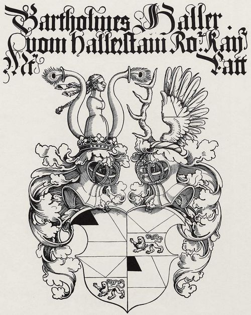 Beham, Hans Sebald: Wappen des Bartholomus Haller von Hallerstein