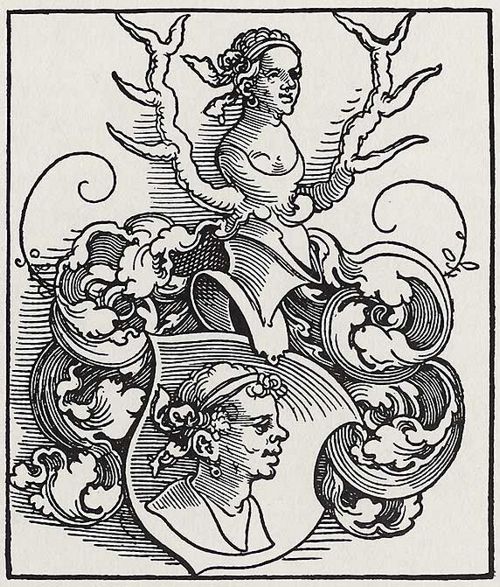 Beham, Hans Sebald: Wappen des Hartmann Maurus