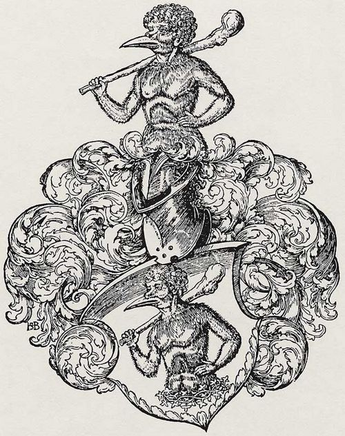 Beham, Hans Sebald: Wappen der Familie Rauchschnabel
