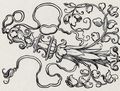 Beham, Hans Sebald: Ornamentales Blätterwerk: linkes Detail