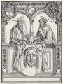 Burgkmair d. ., Hans: Hl. Petrus und Hl. Paulus mit dem Sudarium