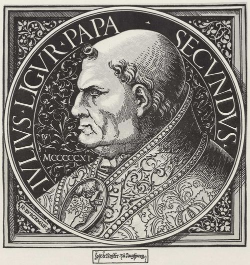 Burgkmair d. ., Hans: Portrt des Papstes Julius II.