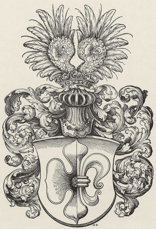 Burgkmair d. ., Hans: Wappen des Matthus Lang