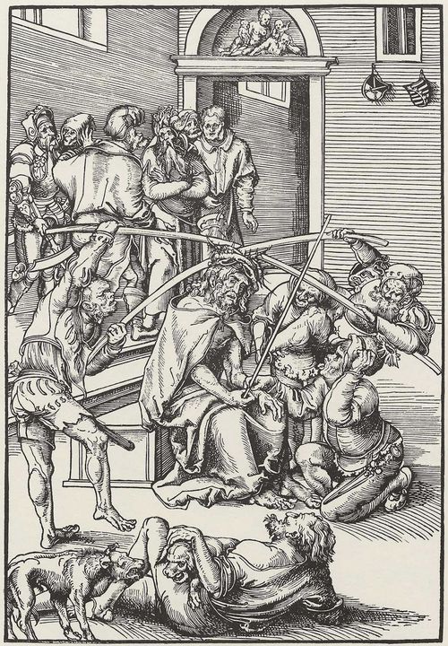 Cranach d. ., Lucas: Folge zur »Passion Christi«, Dornenkrnung Christi