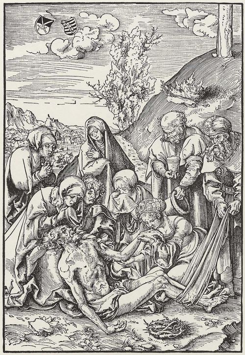 Cranach d. ., Lucas: Folge zur »Passion Christi«, Beweinung Christi