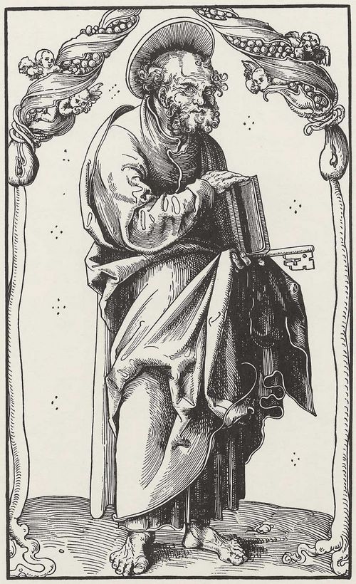 Cranach d. ., Lucas: »Christus und die zwlf Apostel«, Hl. Petrus