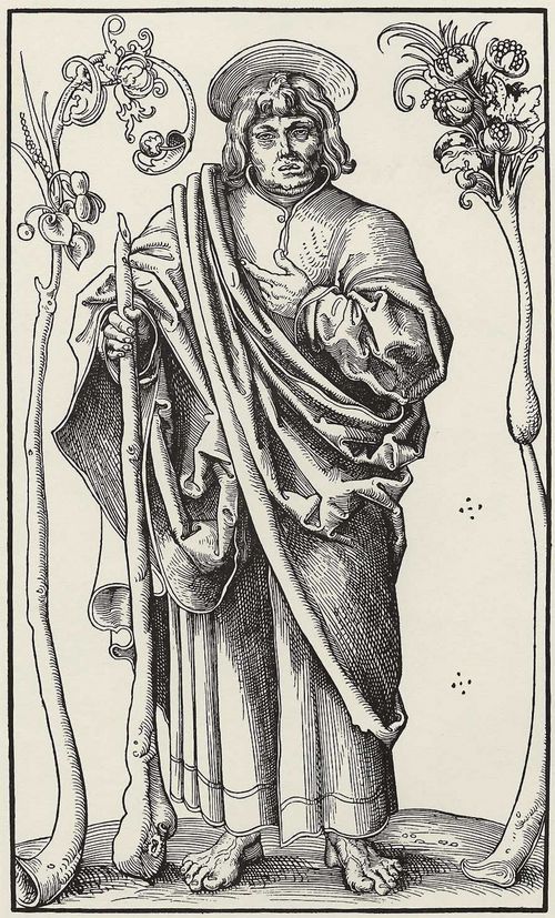Cranach d. ., Lucas: »Christus und die zwlf Apostel«, Hl. Judas Thaddus