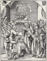 Cranach d. Ä., Lucas: »Martyrium der zwölf Apostel«, Hl. Judas Thaddäus