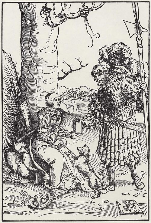 Cranach d. ., Lucas: Landsknecht und das Mdchen