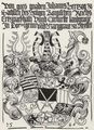 Cranach d. Ä., Lucas: Wappen des Kurfürsten Johann des Beständigen von Sachsen