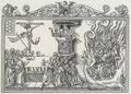 Cranach d. J., Lucas: Abendmahl der Protestanten und Höllensturz der Katholiken