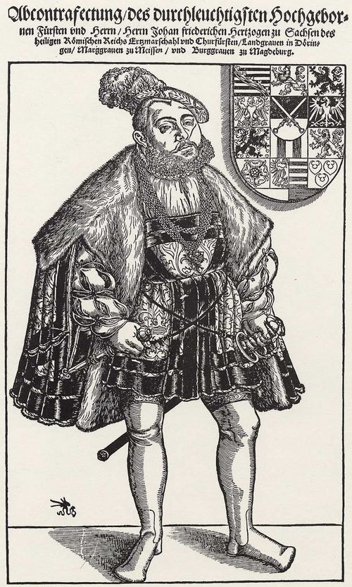 Cranach d. J., Lucas: Portrt des Herzogs Johann Friedrich von Sachsen