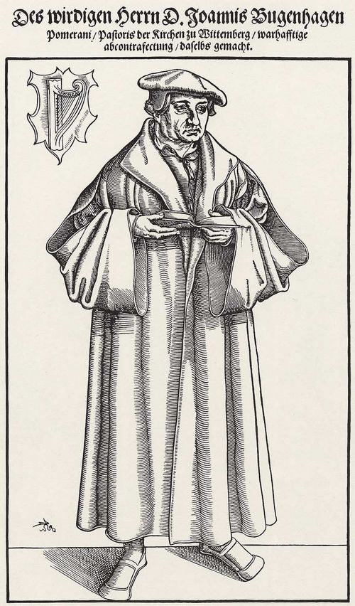 Cranach d. J., Lucas: Portrt des Johann Bugenhagens