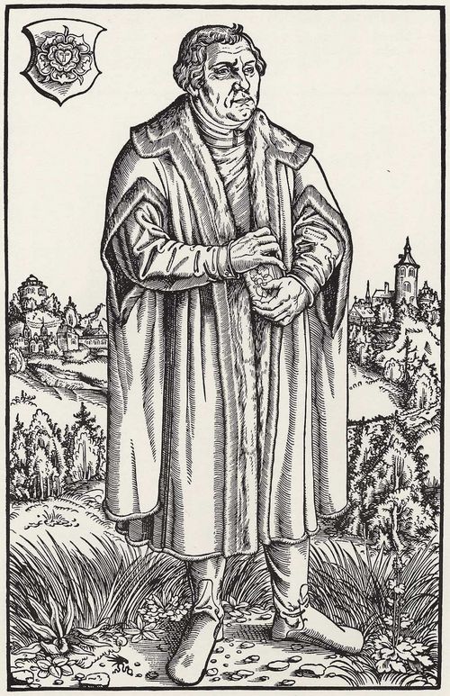Cranach d. J., Lucas: Portrt des Martin Luthers