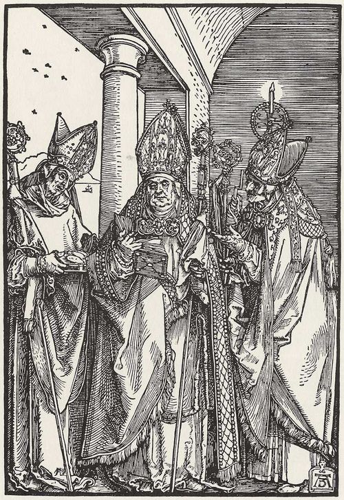 Drer, Albrecht: Hl. Nikolaus, Hl. Ulrich und Hl. Erasmus