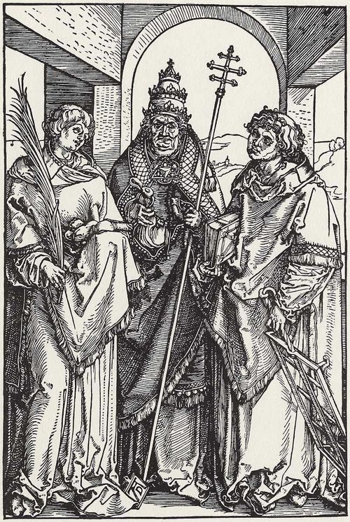 Drer, Albrecht: Hl. Stephanus, Hl. Sixtus und Hl. Laurentius