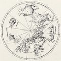 Dürer, Albrecht: Sternenekarte, Der südliche Sternhimmel, 1. Fassung
