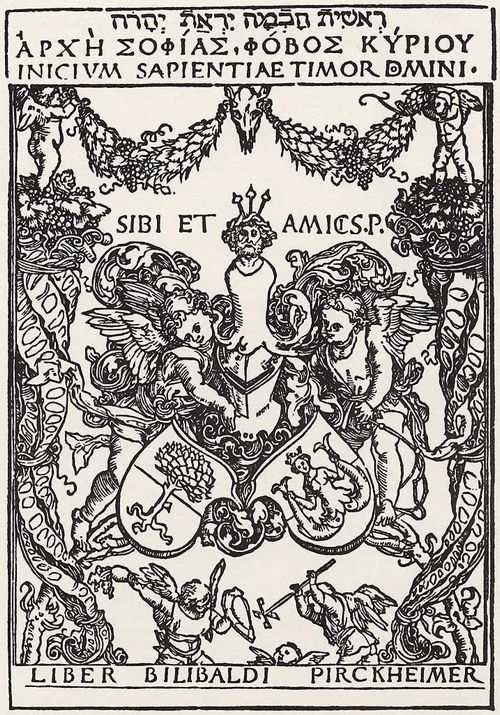 Drer, Albrecht: Exlibris Wilibald Pirkheimer