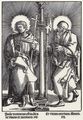 Dürer, Albrecht (Schule): »Die zwölf Apostel«, Hl. Philippus und Hl. Matthias