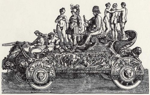 Drer, Albrecht (Schule): »Triumphzug der Musen mit Kaisers Maximilian I. als Apollo«, Teil 9