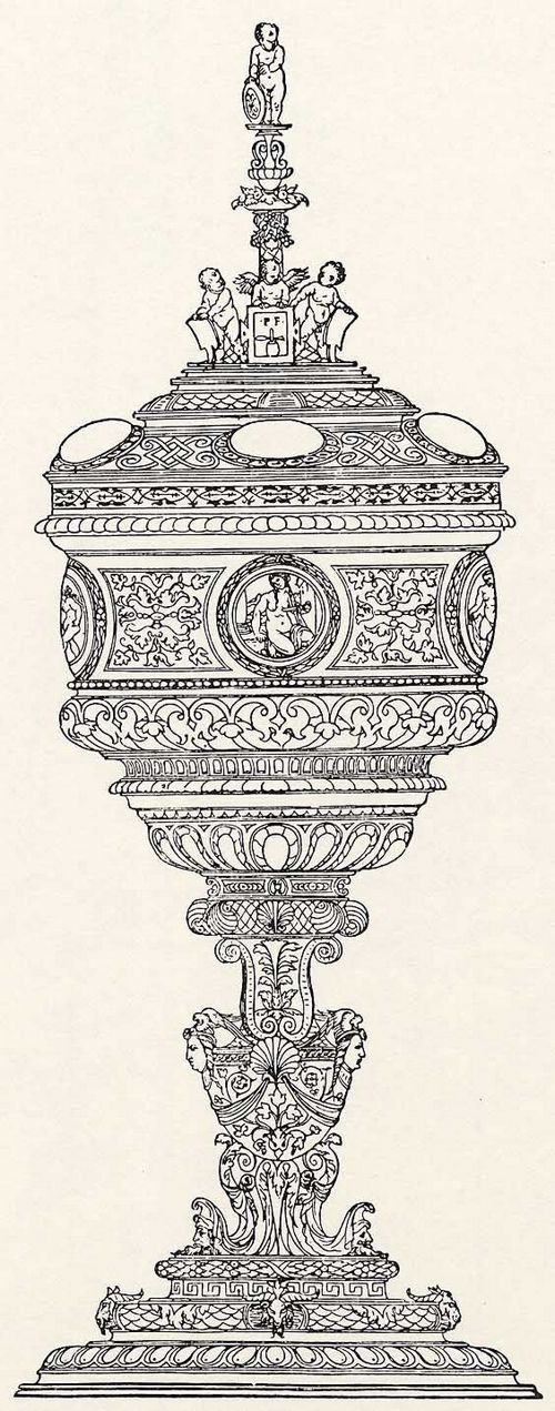 Fltner, Peter: Pokal mit Darstellung der Lucretia
