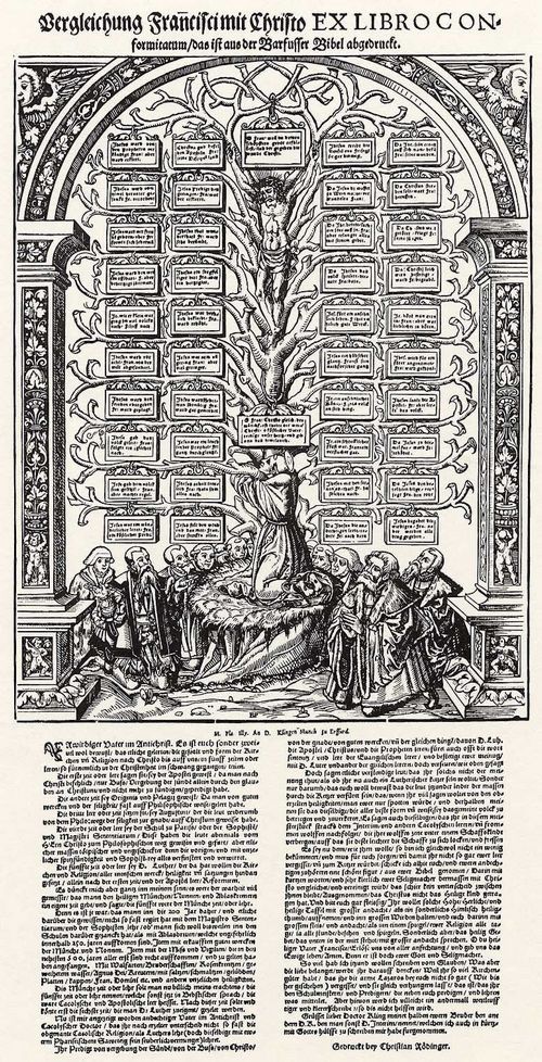 Meister BP: Christus und der Hl. Franziskus von Assisi