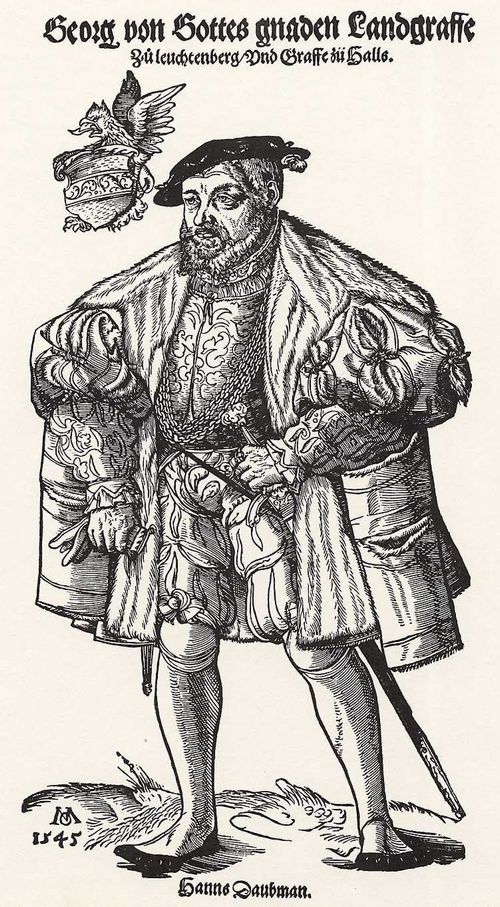 Ostendorfer, Michael: Portrt des Landgrafen Georg von Leuchtenberg