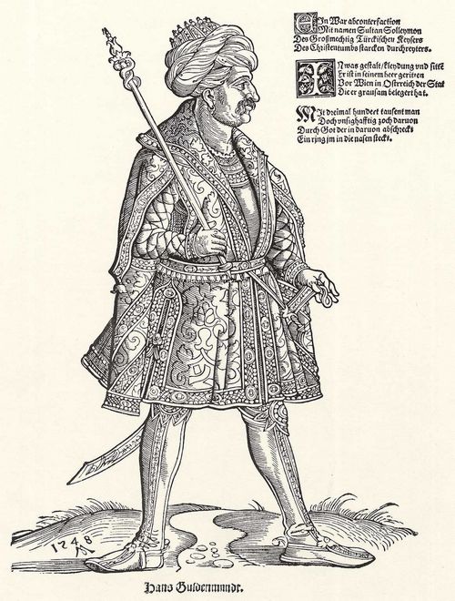 Ostendorfer, Michael: Portrt des Sultans Suleiman