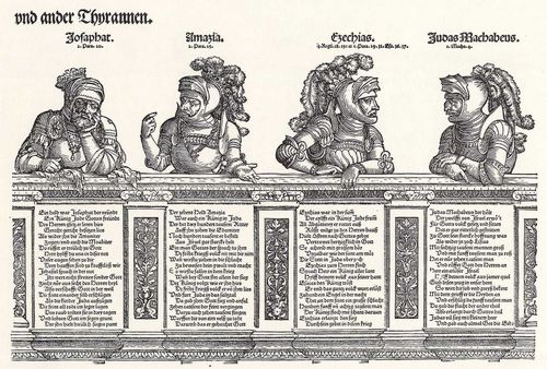Pencz, Georg: Ehrenpforte der 12 sieghaften Helden des Alten Testaments, 3. Blatt