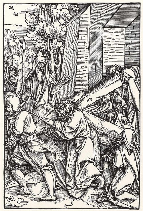 Schufelein, Hans Leonhard: Passion Christi, Kreuztragung