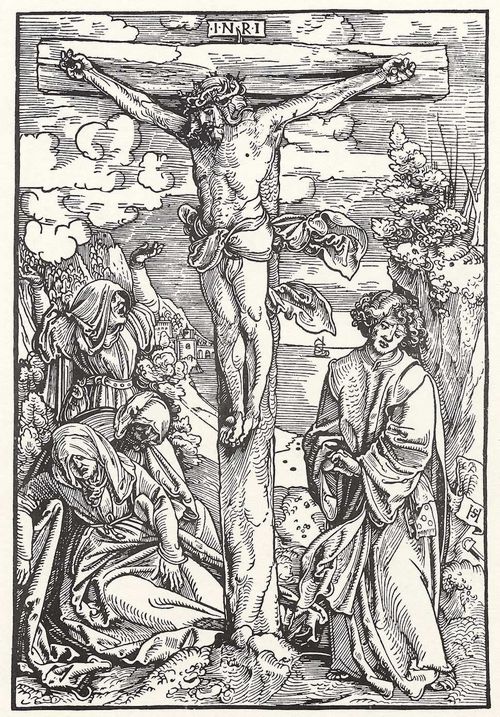 Schufelein, Hans Leonhard: Passion Christi, Christus am Kreuz
