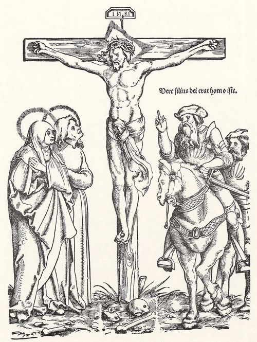 Schufelein, Hans Leonhard: Christus am Kreuz und der Hauptmann