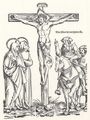 Schufelein, Hans Leonhard: Christus am Kreuz und der Hauptmann