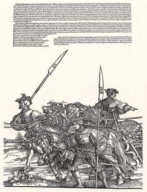 Schufelein, Hans Leonhard: Triumphzug des Kaisers Karl V., Detailtafel 6