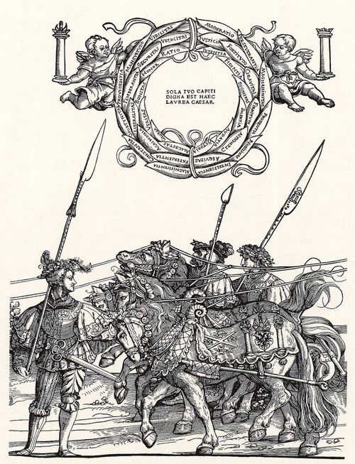 Schufelein, Hans Leonhard: Triumphzug des Kaisers Karl V., Detailtafel 7