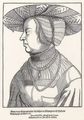 Schoen, Erhard: Porträt der Anna von Böhmen und Ungarn, Frau des Erzherzogs Ferdinand von Österreich