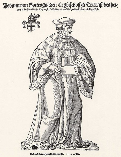 Str, Niklas: Portrt des Erzbischofs Johann von Trier als Kurfrst