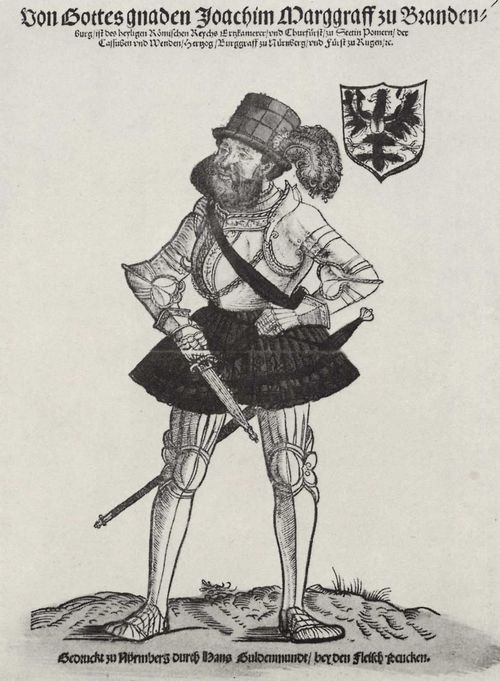 Str, Niklas: Portrt des Markgrafen Joachim von Brandenburg