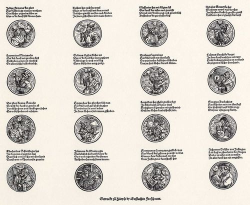 Vogtherr d. ., Heinrich: »48 Portrts von Astronomen«, Block 3.
