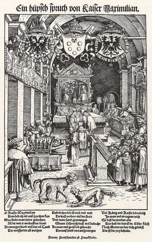 Weiditz, Hans: Kaiser Maximilian I. in der Messe