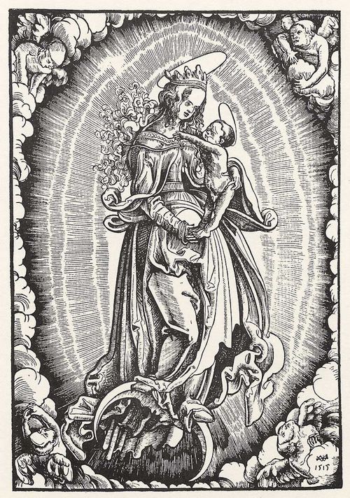 Beinhold, Wilhelm: Hl. Maria mit dem Kinde (Mondsichelmadonna)
