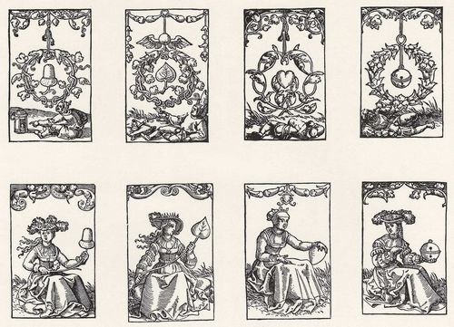 Woensam, Anton: Ergnzungskarten zum Schufeleinschen Kartenspiel: Asse und Damen
