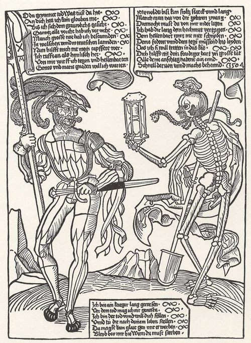 Deutscher Meister der 1. Hlfte des 16. Jahrhunderts: Tod und Landsknecht